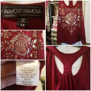 Tribal Sequined Tank